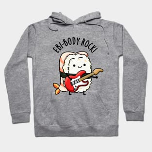 Ebi-body Rock Cute Rocker Sushi Pun Hoodie